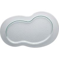 Блюдо сервировочное «Амеба»;стекло;,H=15,L=400,B=240мм;прозр.