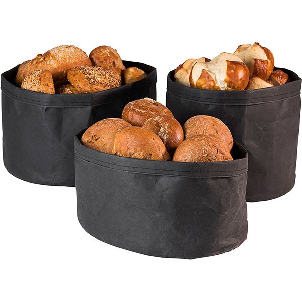 Корзина для хлеба;ткань;D=24,H=24см;черный