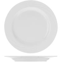 Тарелка «Голубка» мелкая;фарфор;D=27см;белый