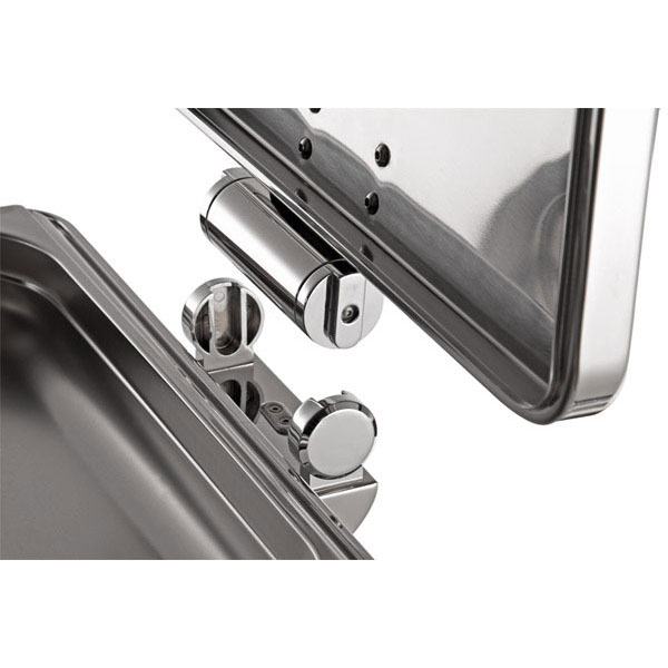 Мармит с крышкой «Премиум»;сталь нерж.;9л;,H=33,L=66,B=48см;металлич.