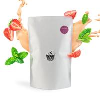 Смесь сухая для приготовления напитков «Клубника-мята» для чая латте 500г;картон,пластик;,H=25,L=7,B