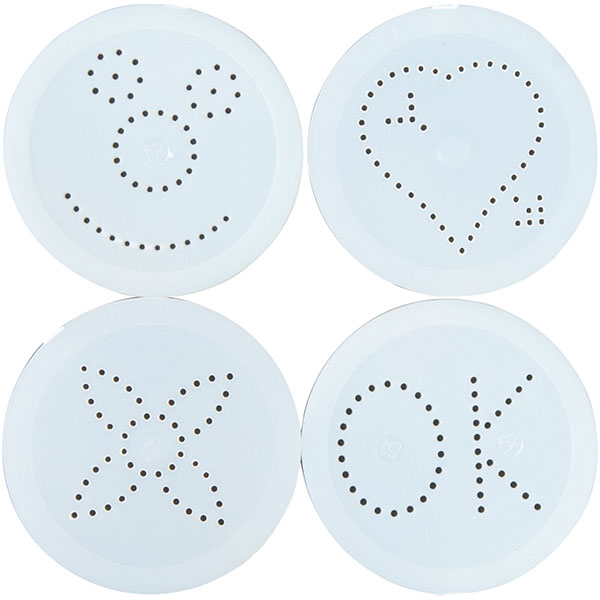 Декоратор для капучино (4 насадки);сталь нерж.;300мл;D=67,H=115мм;стальной