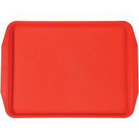 Поднос «Проотель» прямоугольный для Фаст Фуд;пластик;,L=45,B=32см;красный