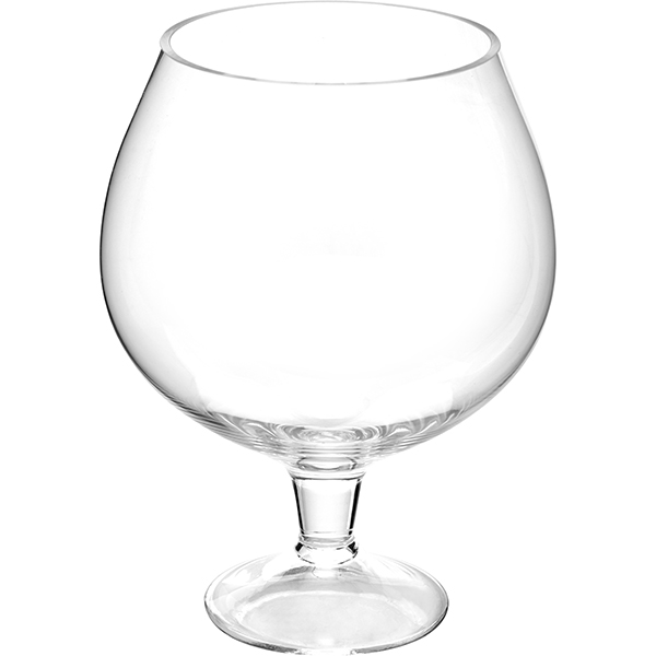 Ваза-бокал;стекло;3,5л;D=14,H=23,5см;прозр.