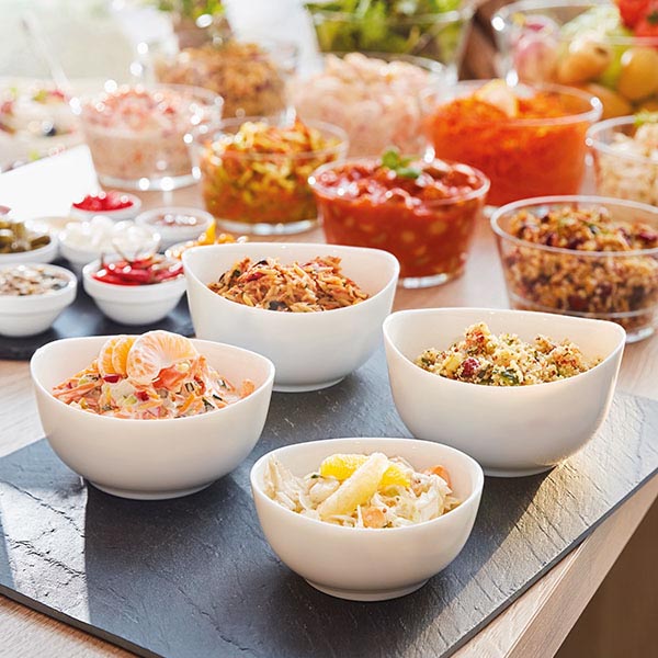 Салатник «Интэнсити Зэн»;зеникс;0,55л;D=137,H=73мм;белый