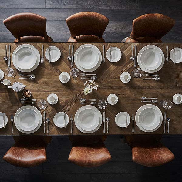 Салатник «Бид»;фарфор;D=28,5см;белый