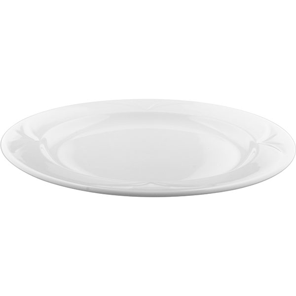Тарелка «Бьянко» мелкая;фарфор;D=25,5см;белый