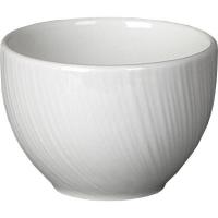 Сахарница «Спайро»;фарфор;227мл;D=9,H=6см;белый