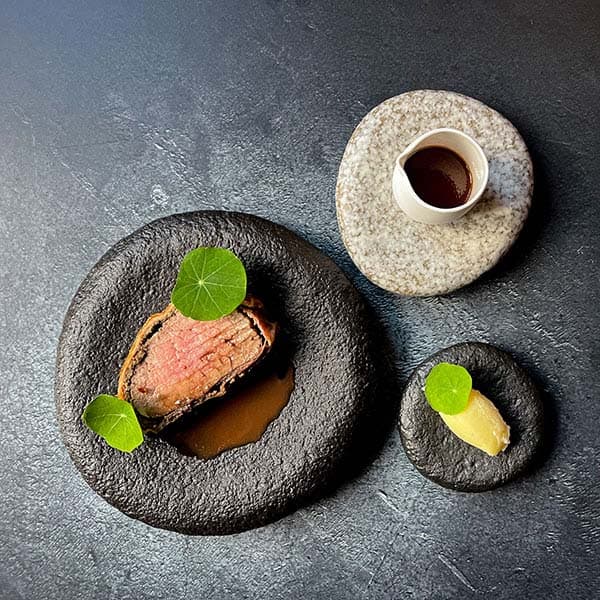 Тарелка «Студио Ро»;керамика;D=254,H=40мм;черный