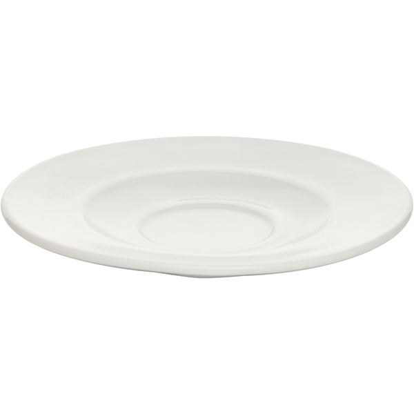 Блюдце «Перформа»;стекло;D=150,H=18мм;белый