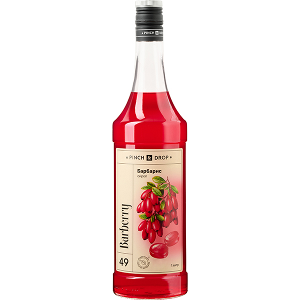 Сироп «Барбарис» Pinch&Drop;стекло;1л;D=85,H=330мм