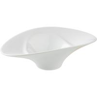 Салатник «Крушиал Дэт» овальный;фарфор;125мл;,H=50,L=162,B=110мм;белый