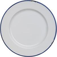 Тарелка «Эйвбери блю» мелкая;керамика;D=260,H=28мм;белый,синий