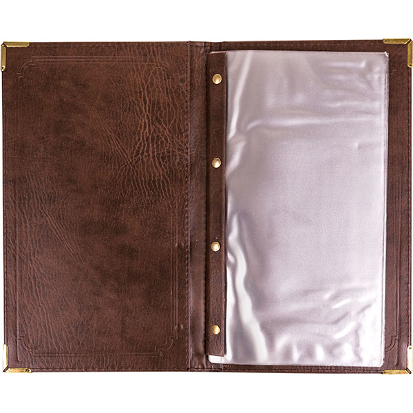 Папка-карта вин;кожезам.;,L=32,B=19см;коричнев.