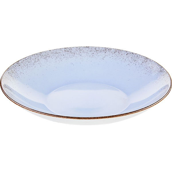 Тарелка глубокая «Опшенс Нэйчерал Блю»;фарфор;1л;D=239,H=45мм;голуб.
