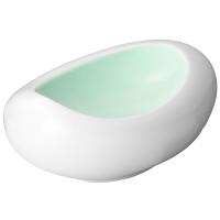 Салатник «Нинфа» овальный;фарфор;,H=9,L=20,B=15см;белый,глянц.