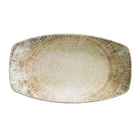 Тарелка «Нанокрем Бейж»;фарфор;,H=22,L=160,B=96мм;бежев.