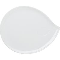 Блюдо «Пати» капля;фарфор;D=38,H=2,L=39,B=31см;белый