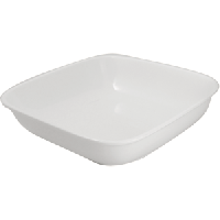 Салатник «Кунстверк» квадратный;фарфор;0,58л;,H=45,L=153,B=153мм;белый