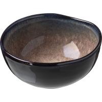 Розетка «Пати»;фарфор;200мл;D=105,H=50мм;серый,синий