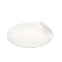 Блюдо ручная работа;фарфор;D=15см;белый