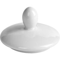 Крышка д/сахарницы 1101 0836 «Симплисити Вайт»;фарфор;D=5,H=3см;белый