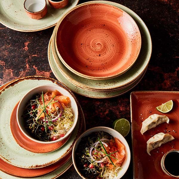 Тарелка «Крафт Грин» мелкая;фарфор;D=30,H=2см;зелен.