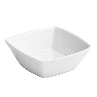 Салатник «Мини Пати» квадратный;фарфор;125мл;,H=4,L=10,B=10см;белый