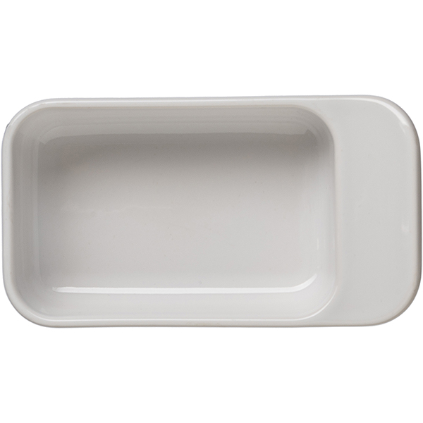 Блюдо «Бистро» глубокое;фарфор;150мл;,H=40,L=135,B=75мм;белый