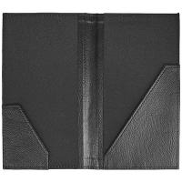 Папка для счетов;кожезам.;,L=23,5,B=13,5см;черный