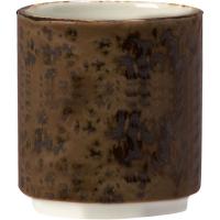 Подставка для яйца «Крафт»;фарфор;D=45,H=45мм;коричнев.