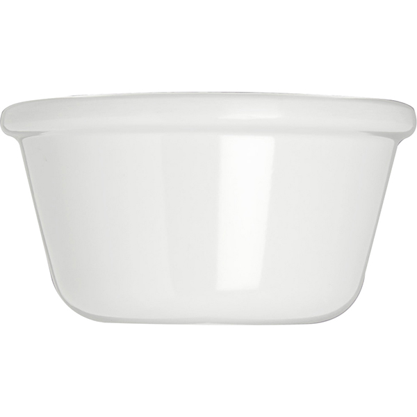 Соусник;пластик;120мл;D=85,H=45мм;белый