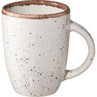 Чашка чайная «Пунто Бьянка»;фарфор;300мл;D=80,H=105,B=85мм;белый,черный Чашка чайная «Пунто Бьянка»;фарфор;300мл;D=80,H=105,B=85мм;белый,черный