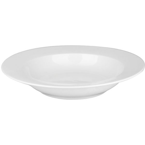 Тарелка глубокая «Кунстверк»;фарфор;0,5л;D=23,5см;белый