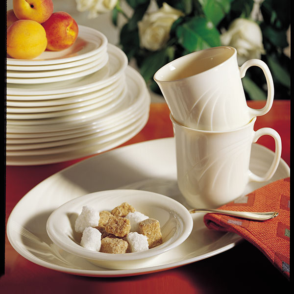 Салатник «Кипр»;стекло;100мл;D=120,H=25мм;слон.кость