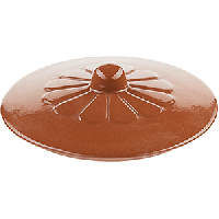 Крышка к порц.сков-де 4020213;керамика;D=150,H=75мм;коричнев.