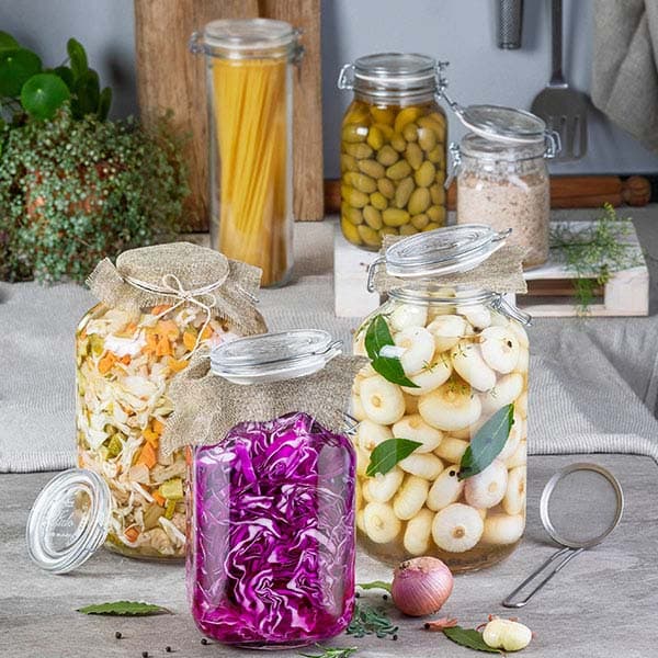 Банка «Фидо» круглая с крышкой;стекло;4,96л;D=17,5,H=27,9см;прозр.