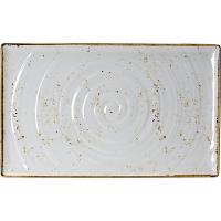 Блюдо «Крафт Вайт» прямоугольное GN 1/1;пластик;,L=53,B=32,5см;белый,коричнев.