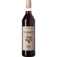 Сироп «Клубника» ODK;пластик;1л;D=8,H=32см;красный