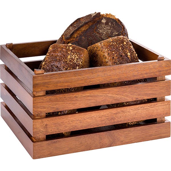 Ящик для подачи GN 1/2;акация;,H=21,L=35,B=29см;коричнев.