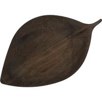 Блюдо «Береза» мореный дуб;,H=3,L=53,B=31см