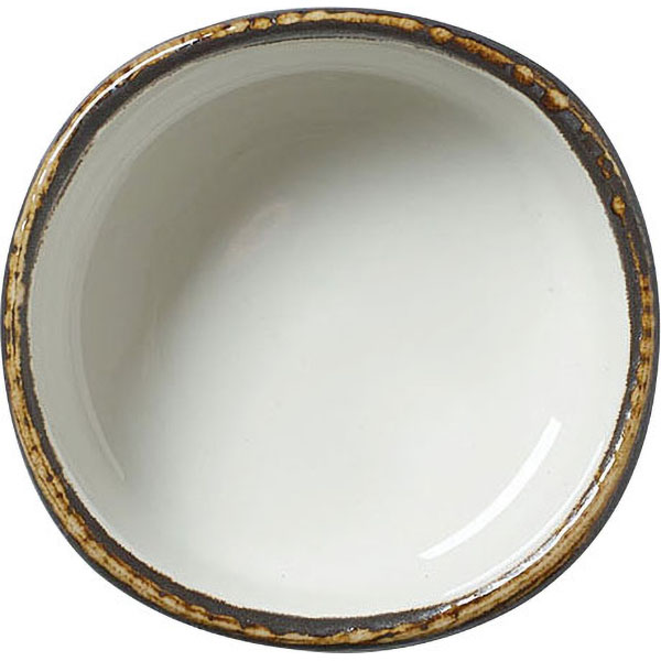 Соусник «Крафт Лакрица»;фарфор;D=65,H=30мм;черный