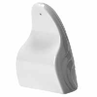 Солонка «Оптик»;фарфор;,H=110,L=60,B=65мм;белый