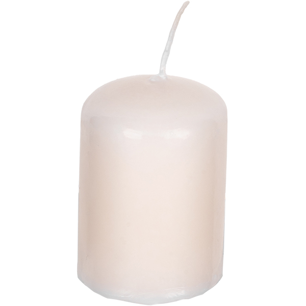 Свеча «Столбик»;D=4,H=6см;белый