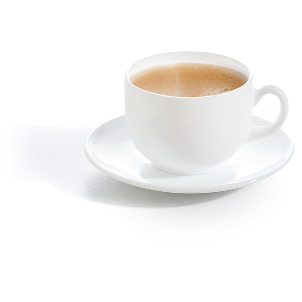 Блюдце «Эволюшнс Уайт» для N9349;стекло;D=140,H=17мм;белый