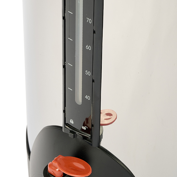 Перколятор «PC 150D»;сталь,пластик;15л;D=30,5,H=57,6см;1,6Квт;металлич.,черный