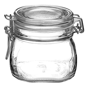 Банка квадратная с крышкой;стекло;0,56л;D=9см;прозр.