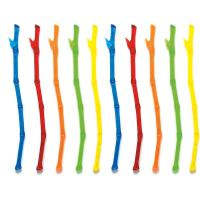 Мешалки для коктейлей «Бамбук»[50шт];пластик;,L=20см;разноцветн.