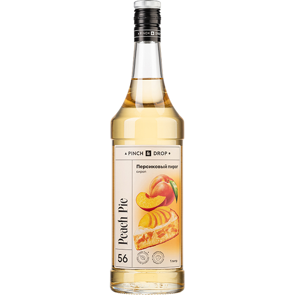 Сироп «Персиковый Пирог» Pinch&Drop;стекло;1л;D=85,H=330мм