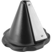 Нож для декорации;сталь,пластик;D=74,H=60мм;черный,металлич.